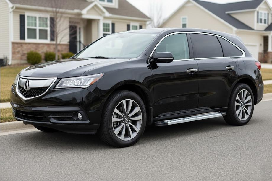 Acura MDX 2013-2020 Side Steps Maya V2 (2 pcs, Aluminum) Image