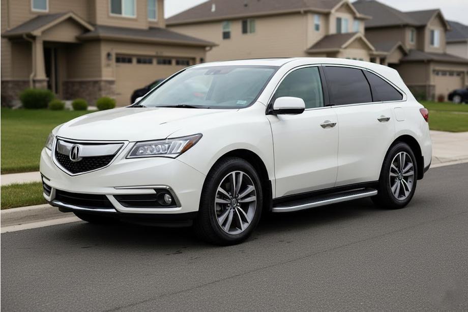 Acura MDX 2013-2020 Side Steps Tayga Grey (2 pcs, Aluminum) Image