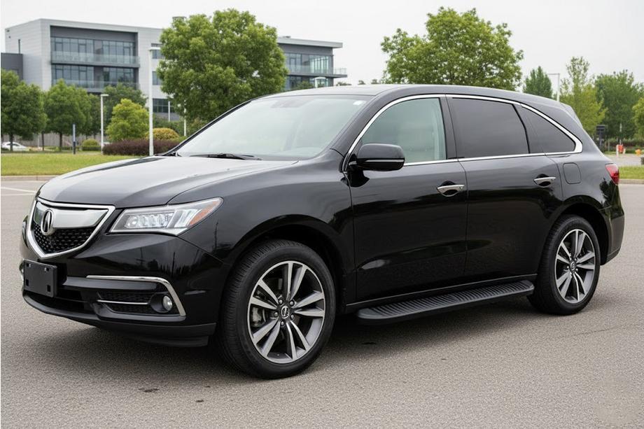 Acura MDX 2013-2020 Side Steps Tayga Black (2 pcs, Aluminum) Image