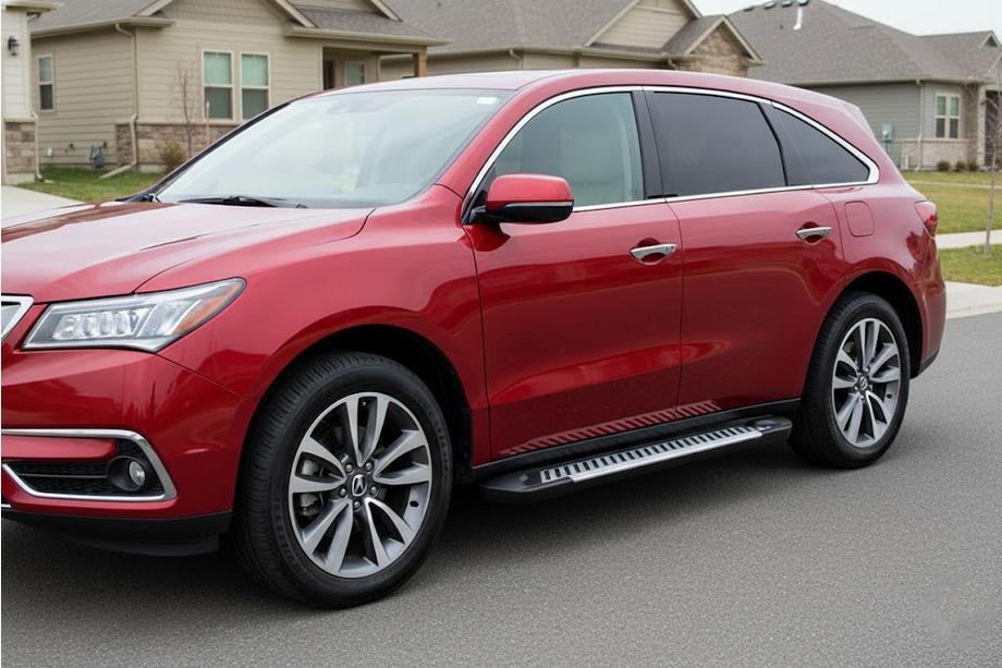 Acura MDX 2013-2020 Side Steps Line (2 pcs, Aluminum) Image