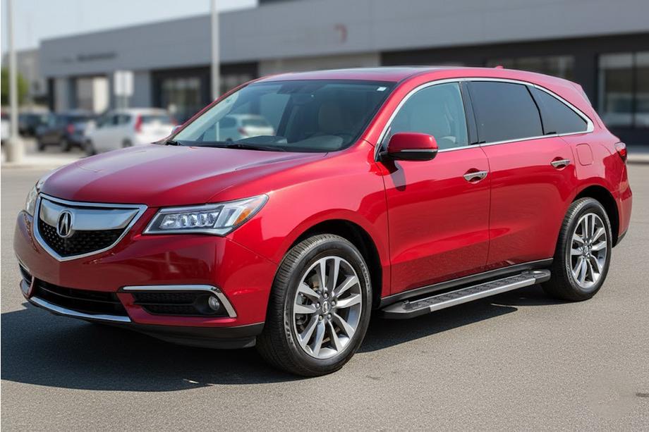 Acura MDX 2013-2020 Side Steps RedLine V1 (2 pcs, Aluminum) Image