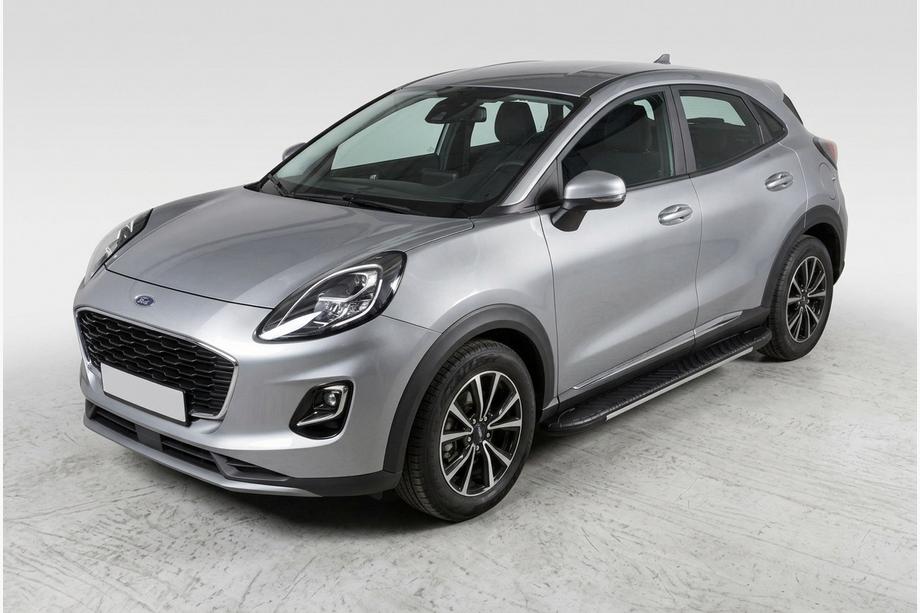 Ford Puma 2019- Side Steps Bosphore Grey (2 pcs, Aluminum) Image