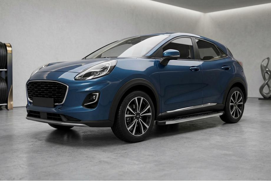 Ford Puma 2019- Side Steps BlackLine (2 pcs, Aluminum) Image