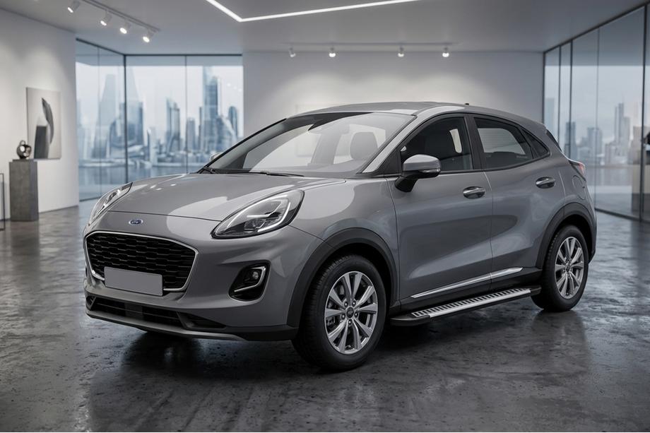 Ford Puma 2019- Side Steps Line (2 pcs, Aluminum) Image