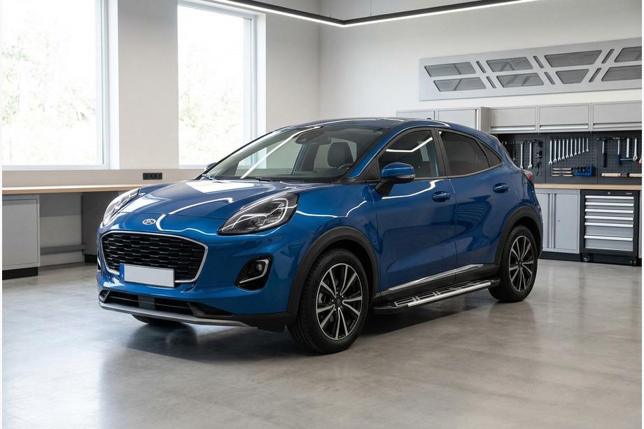 Ford Puma 2019- Side Steps Sunrise (2 pcs, Aluminum) Image