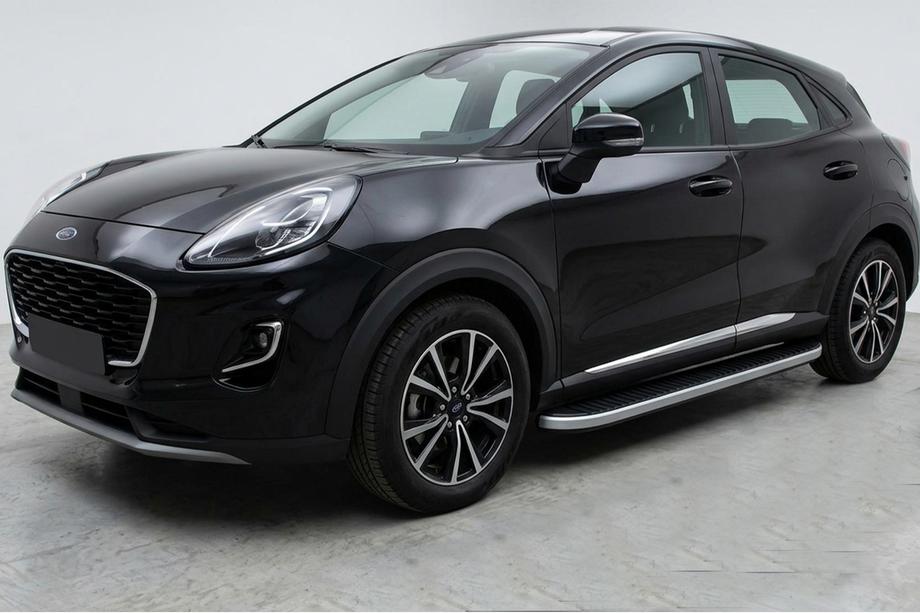 Ford Puma 2019- Side Steps Tayga Grey (2 pcs, Aluminum) Photo 1