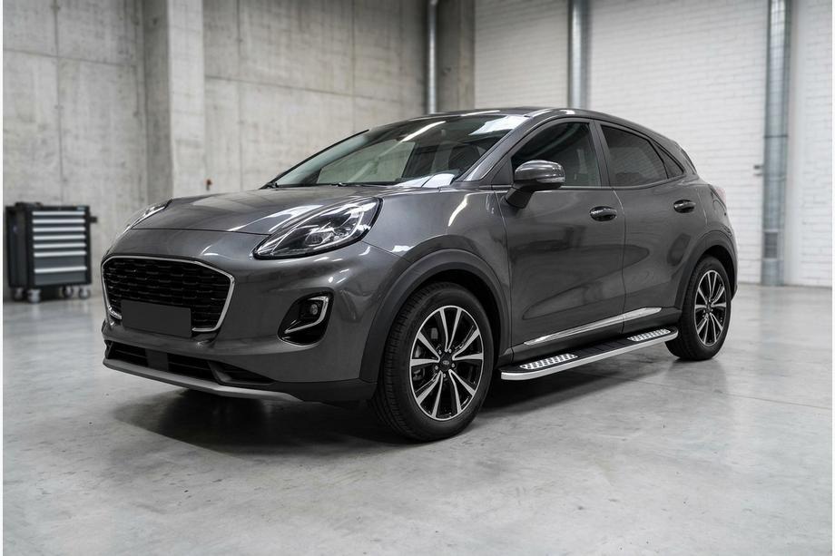 Ford Puma 2019- Side Steps Tayga V2 (2 pcs, Aluminum) Image