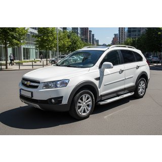 Side Steps Mevsim Grey (2 pcs, Aluminum) Chevrolet Captiva 2006-2019 photo 1