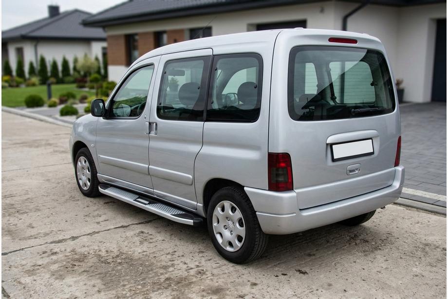 Citroen Berlingo 1996-2008 Side Steps Mevsim Grey (2 pcs, Aluminum) Image