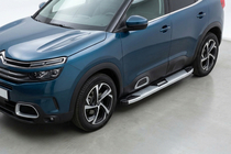 Citroen C5 Aircross 2017-2025 Side Steps Mevsim Grey (2 pcs, Aluminum) photo 1