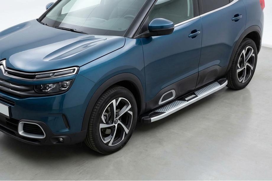Citroen C5 Aircross 2017-2025 Side Steps Mevsim Grey (2 pcs, Aluminum) Image