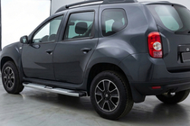 Dacia Duster 2008-2018 Side Steps Mevsim Grey (2 pcs, Aluminum) photo 1