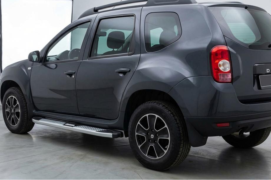Dacia Duster 2008-2018 Side Steps Mevsim Grey (2 pcs, Aluminum) Image