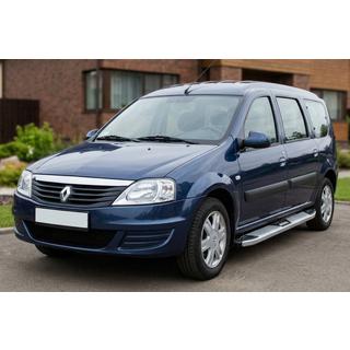 Side Steps Mevsim Grey (2 pcs, Aluminum) Dacia Logan MCV 2004-2014 photo 3