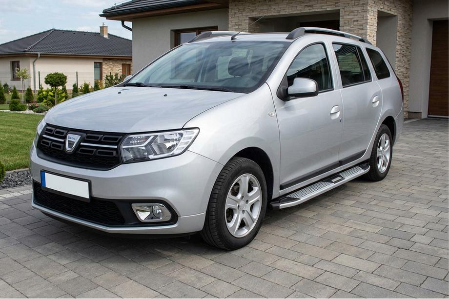 Dacia Logan MCV 2013-2020 Side Steps Mevsim Grey (2 pcs, Aluminum) Image