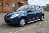 Dacia Sandero 2007-2013 Side Steps Mevsim Grey (2 pcs, Aluminum) photo 1