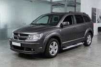 Dodge Journey 2008-2020 Side Steps Mevsim Grey (2 pcs, Aluminum) photo 1