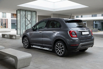 Fiat 500X 2014-2024 Side Steps Mevsim Grey (2 pcs, Aluminum) photo 1
