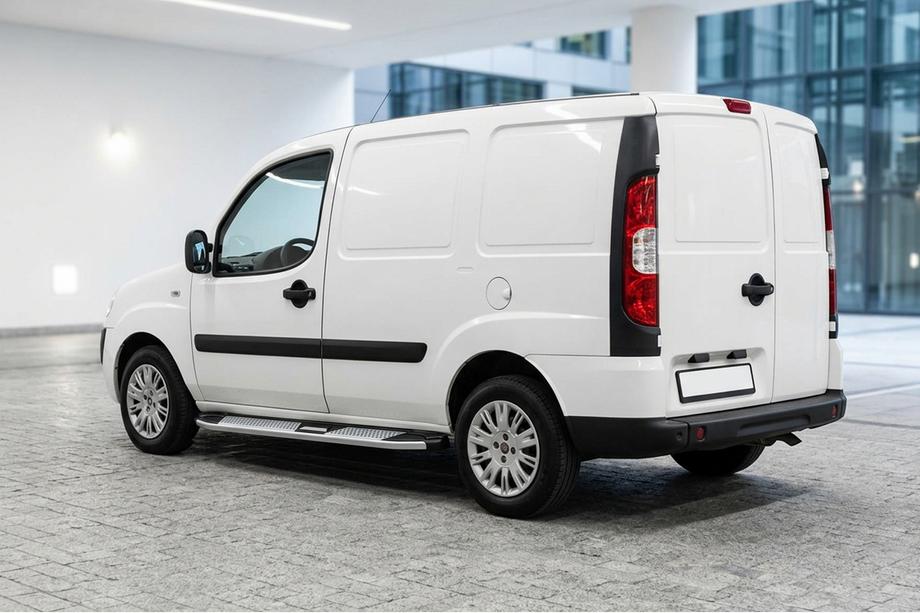 Fiat Doblo I 2001-2005 Side Steps Mevsim Grey (2 pcs, Aluminum) Image