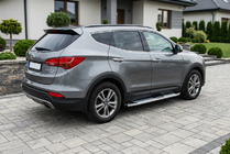 Hyundai Santa Fe 3 2012-2018 Side Steps Mevsim Grey (2 pcs, Aluminum) photo 1