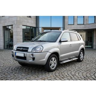 Side Steps Mevsim Grey (2 pcs, Aluminum) Hyundai Tucson JM 2004- photo 1