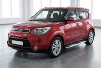 Kia Soul II 2013-2018 Side Steps Mevsim Grey (2 pcs, Aluminum) photo 1