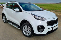Kia Sportage 2015-2021 Side Steps Mevsim Grey (2 pcs, Aluminum) photo 4