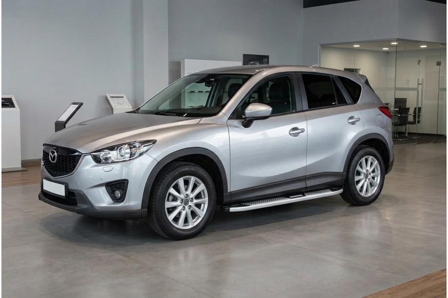 Mazda CX-5 2012-2017 Side Steps Mevsim Grey (2 pcs, Aluminum) Image