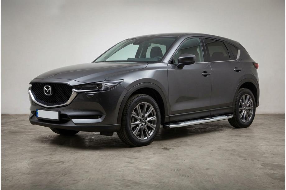 Mazda CX-5 2017–2025 Side Steps Mevsim Grey (2 pcs, Aluminum) Image