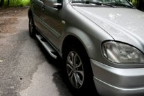 Mercedes ML W163 1997-2005 Side Steps Mevsim Grey (2 pcs, Aluminum) photo 2