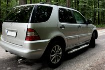 Mercedes ML W163 1997-2005 Side Steps Mevsim Grey (2 pcs, Aluminum) photo 4