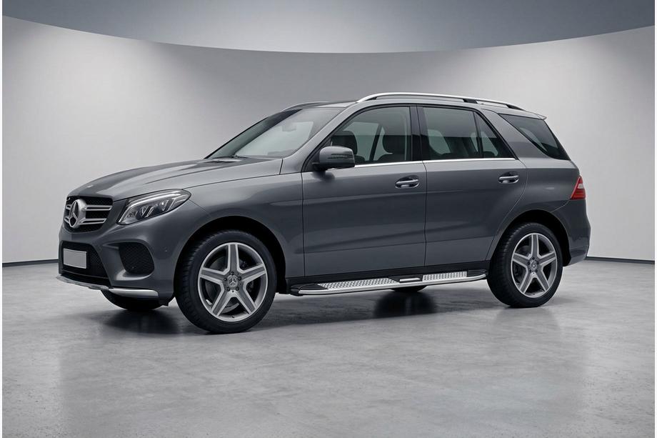 Mercedes GLE/ML class W166 2011-2018 Side Steps Mevsim Grey (2 pcs, Aluminum) Photo 1