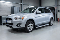 Mitsubishi ASX 2010-2023 Side Steps Mevsim Grey (2 pcs, Aluminum) photo 1