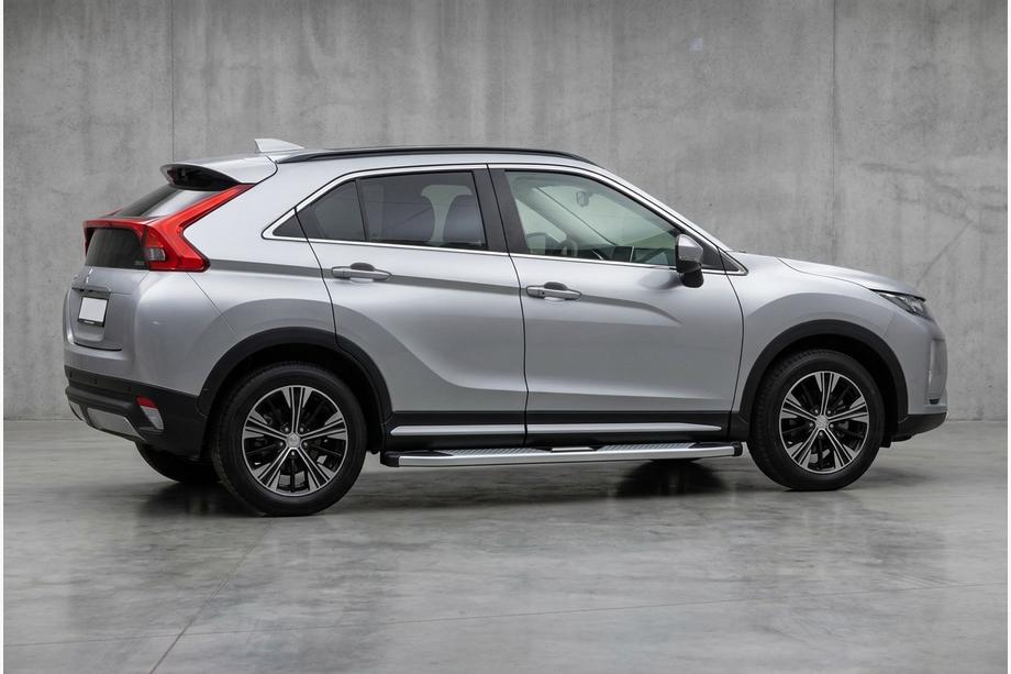 Mitsubishi Eclipse Cross 2017- Side Steps Mevsim Grey (2 pcs, Aluminum) Image