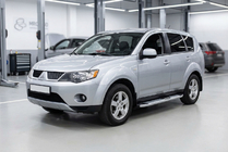 Mitsubishi Outlander 2006-2012 Side Steps Mevsim Grey (2 pcs, Aluminum) photo 1