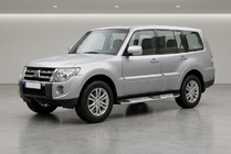 Mitsubishi Pajero Wagon IV 2006-2021 Side Steps Mevsim Grey (2 pcs, Aluminum) photo 1
