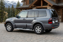 Mitsubishi Pajero Wagon III 1999-2006 Side Steps Mevsim Grey (2 pcs, Aluminum) photo 1