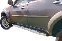 Mitsubishi Pajero Sport 2008-2015 Side Steps Mevsim Grey (2 pcs, Aluminum) photo 8