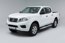 Nissan Navara/NP300 2016- Side Steps Mevsim Grey (2 pcs, Aluminum) photo 1