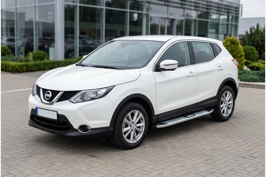 Nissan Qashqai 2014-2021 Side Steps Mevsim Grey (2 pcs, Aluminum) Image