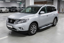 Nissan Pathfinder R52 2012-2021 Side Steps Mevsim Grey (2 pcs, Aluminum) photo 1