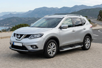Nissan X-trail T32/Rogue 2014-2021 Side Steps Mevsim Grey (2 pcs, Aluminum) photo 1