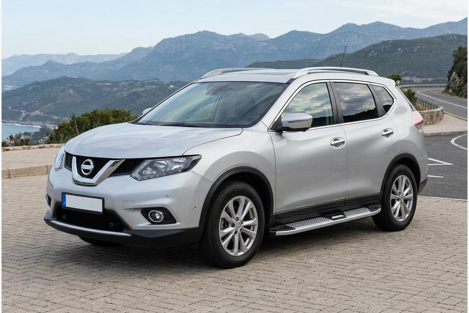 Nissan X-trail T32/Rogue 2014-2021 Side Steps Mevsim Grey (2 pcs, Aluminum) Image