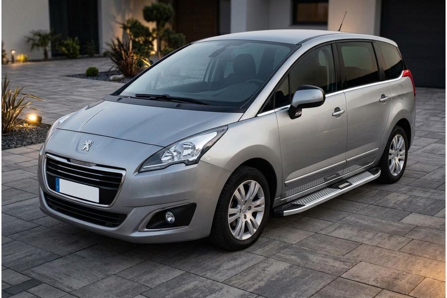 Peugeot 5008 2009-2016 Side Steps Mevsim Grey (2 pcs, Aluminum) Photo 1