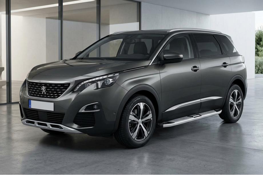 Peugeot 5008 2016-2023 Side Steps Mevsim Grey (2 pcs, Aluminum) Photo 1