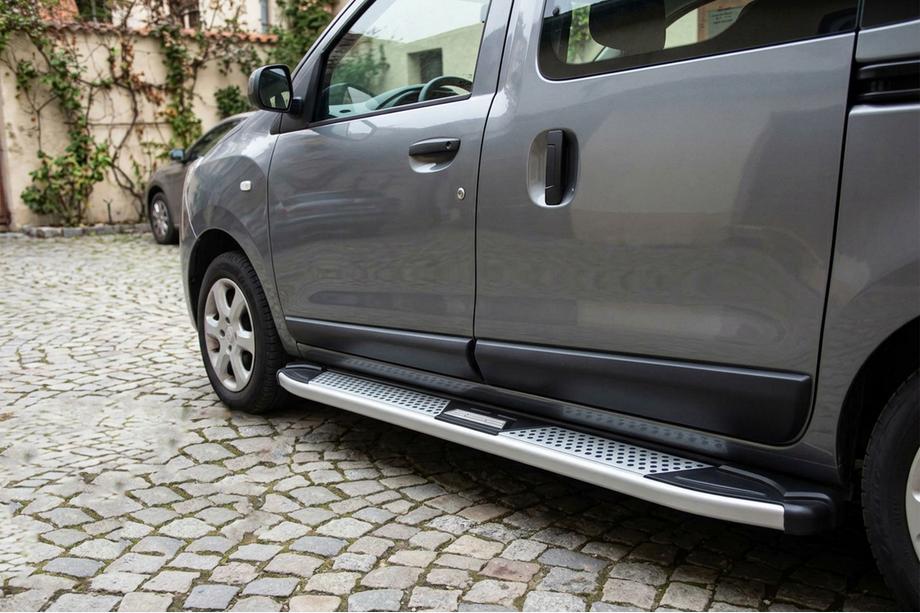 Renault Dokker 2013-2022 Side Steps Mevsim Grey (2 pcs, Aluminum) Image