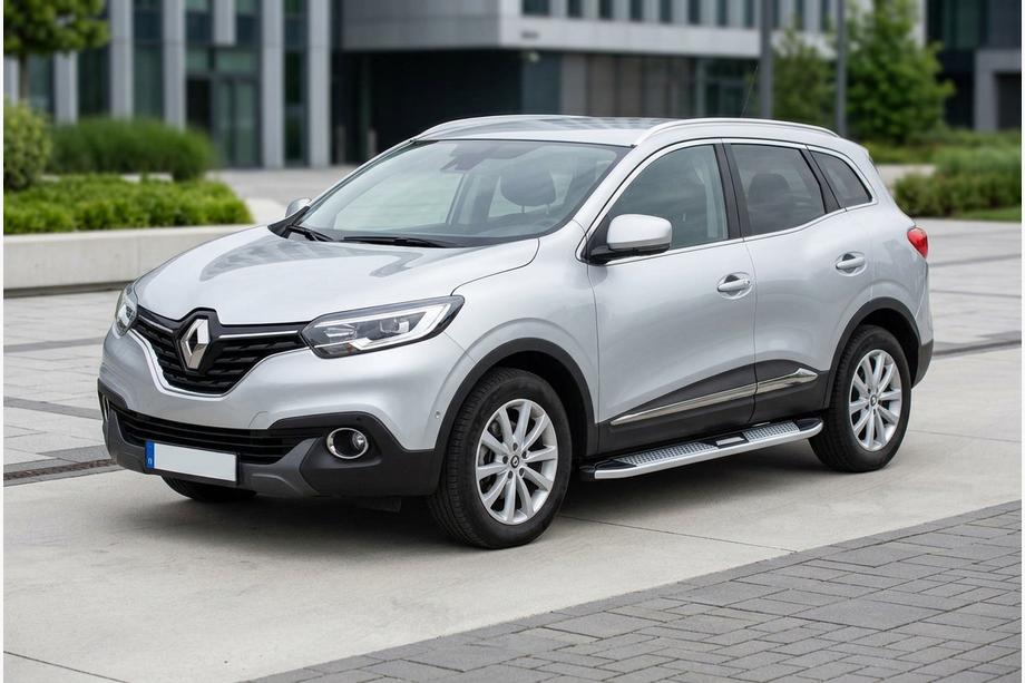 Renault Kadjar 2015-2022 Side Steps Mevsim Grey (2 pcs, Aluminum) Image