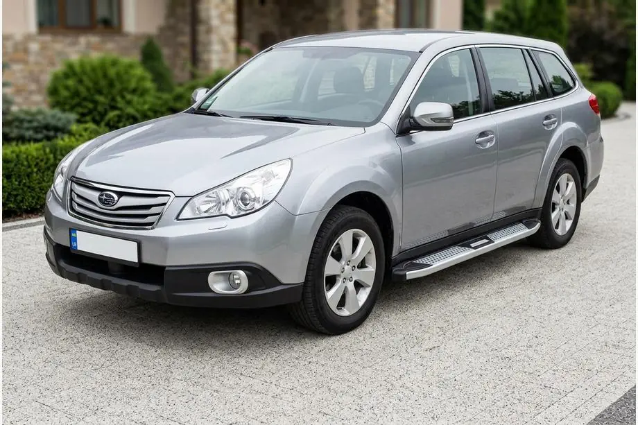 Subaru Outback 2009-2014 Side Steps Mevsim Grey (2 pcs, Aluminum) Image