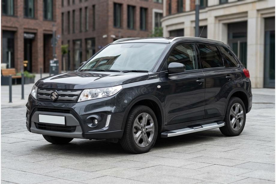 Suzuki Vitara 2015- Side Steps Mevsim Grey (2 pcs, Aluminum) Image