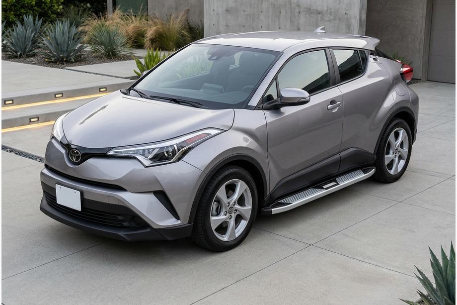 Toyota C-HR 2016-2023 Side Steps Mevsim Grey (2 pcs, Aluminum) Image